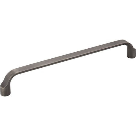 Elements 192 mm Center-to-Center Brushed Pewter Brenton Cabinet Pull 239-192BNBDL